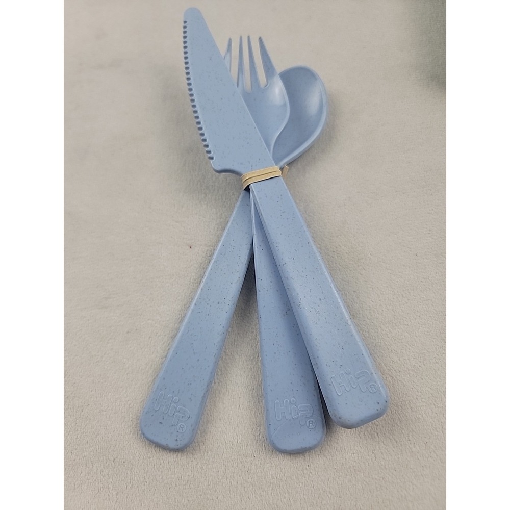 Wheat Straw**Camping/Dorm/Travel**HIP Cutlery**3pc Set W/Carrying Case***NEW*** - Picture 5 of 5